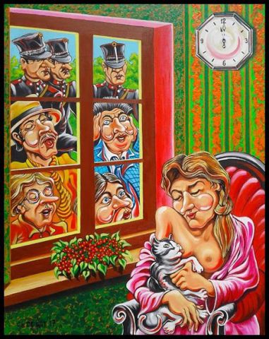 La Gougoutte , Hommage a George Brassens avec sa chanson ,La Brave Margot